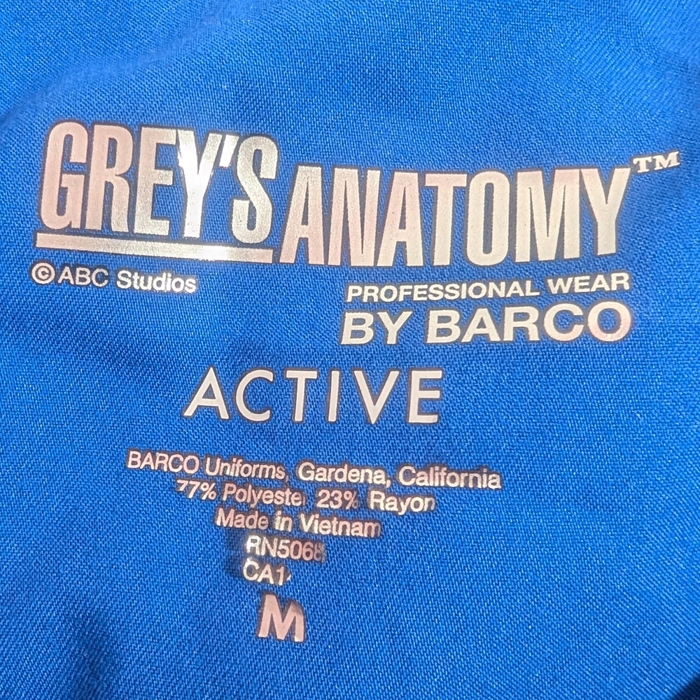 Greys Anatomy Active Scrub Top Sz. M - Picture 4 of 5